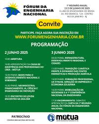 CENTENAS DE ENTIDADES ORGANIZAM O FÓRUM DA ENGENHARIA NACIONAL